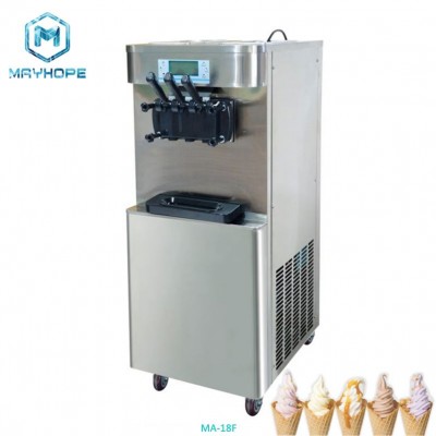 ice cream blending maker machine making soft serve