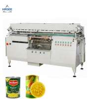 Cheap food canned labeling machine  sweet corn kernel canned labeling machine canned corn labeling machine